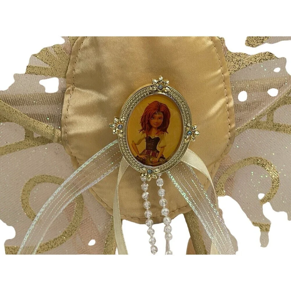 Disney Store Zarina The Pirate Fairy Golden Costume Wings Child Size OSFM
